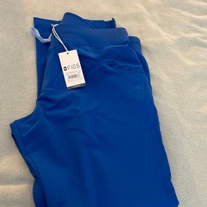 Figs Kade cargo pants large petite royal blue